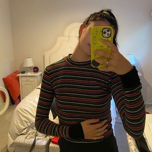 rainbow stripe long sleeve